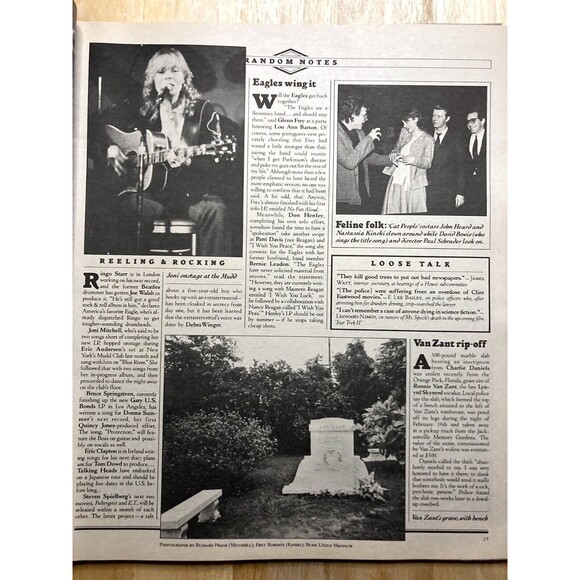 Rolling Stone Magazine No.367 • Mariel Hemingway • April 1982 • Reagan Drug War - Picture 6 of 8